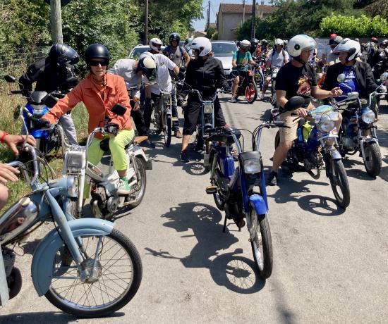 Ballade mobylettes les Fédies Gaillac 8 juillet 2023