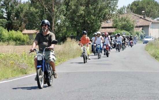 Ballade mobylettes les Fédies Gaillac 8 juillet 2023